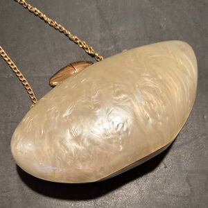 Elegant Cream Clutch Bag